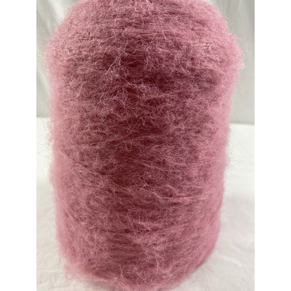 Soft Cone Yarn Spool Yarn Pink Mohair 530g Net Weight #724